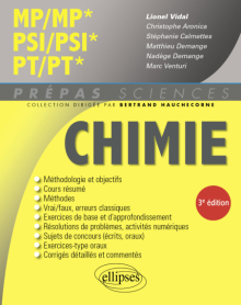 Chimie MP/MP* PSI/PSI* PT/PT* - 3e édition