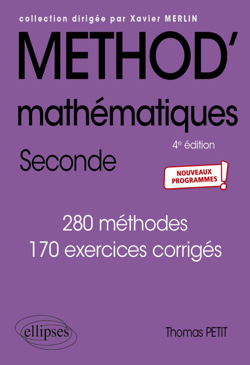 Mathématiques - 2de - 4e édition