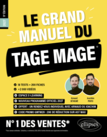 Le Grand Manuel du TAGE MAGE – N°1 DES VENTES - 18 tests blancs + 200 fiches de cours + 2000 vidéo - 11e édition - édition 2027