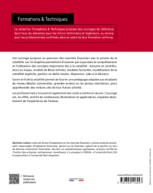 Fondamentaux de la volatilité des marchés boursiers et dérivés - Cours et applications