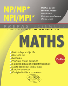 Mathématiques MP/MP* - MPI/MPI* - 5e édition