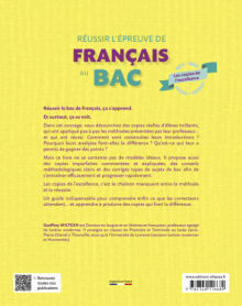 Réussir au bac de Français. Les copies de l'excellence