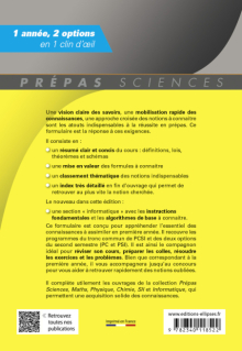 Formulaire : Mathématiques - Physique-Chimie - SII - Informatique - PCSI - 2e édition