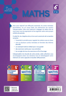 Mathématiques - 6e - Nouveau programme - XX cartes mentales et XXX exercices corrigés - 2e édition