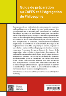 Guide de préparation au Capes et à l'Agrégation de philosophie - 4e édition
