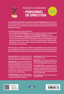 Réussir le concours de personnel de direction