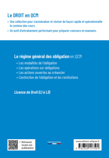 Le régime général des obligations en QCM