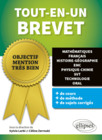 Tout-en-un Brevet - Mathématiques, Français, Histoire-Géographie, Physique-Chimie, SVT, Technologie