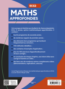 Maths approfondies - ECG2
