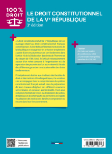 Le droit constitutionnel de la Ve République