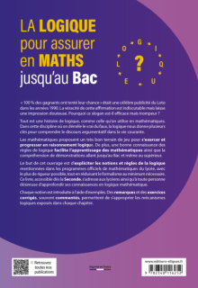 La logique pour assurer en Maths jusqu’au Bac
