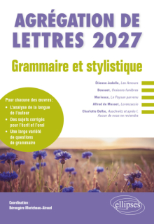 Grammaire et stylistique. Agrégation de Lettres 2027