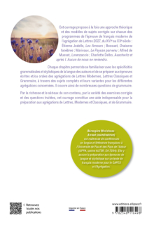 Grammaire et stylistique. Agrégation de Lettres 2027