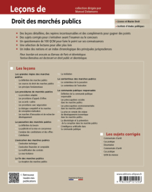 Leçons de Droit des marchés publics - 2e édition