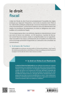 Le droit fiscal en fiches et en flashcards