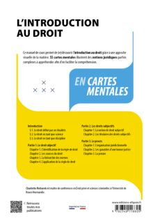 L’introduction au droit en cartes mentales - 2e édition