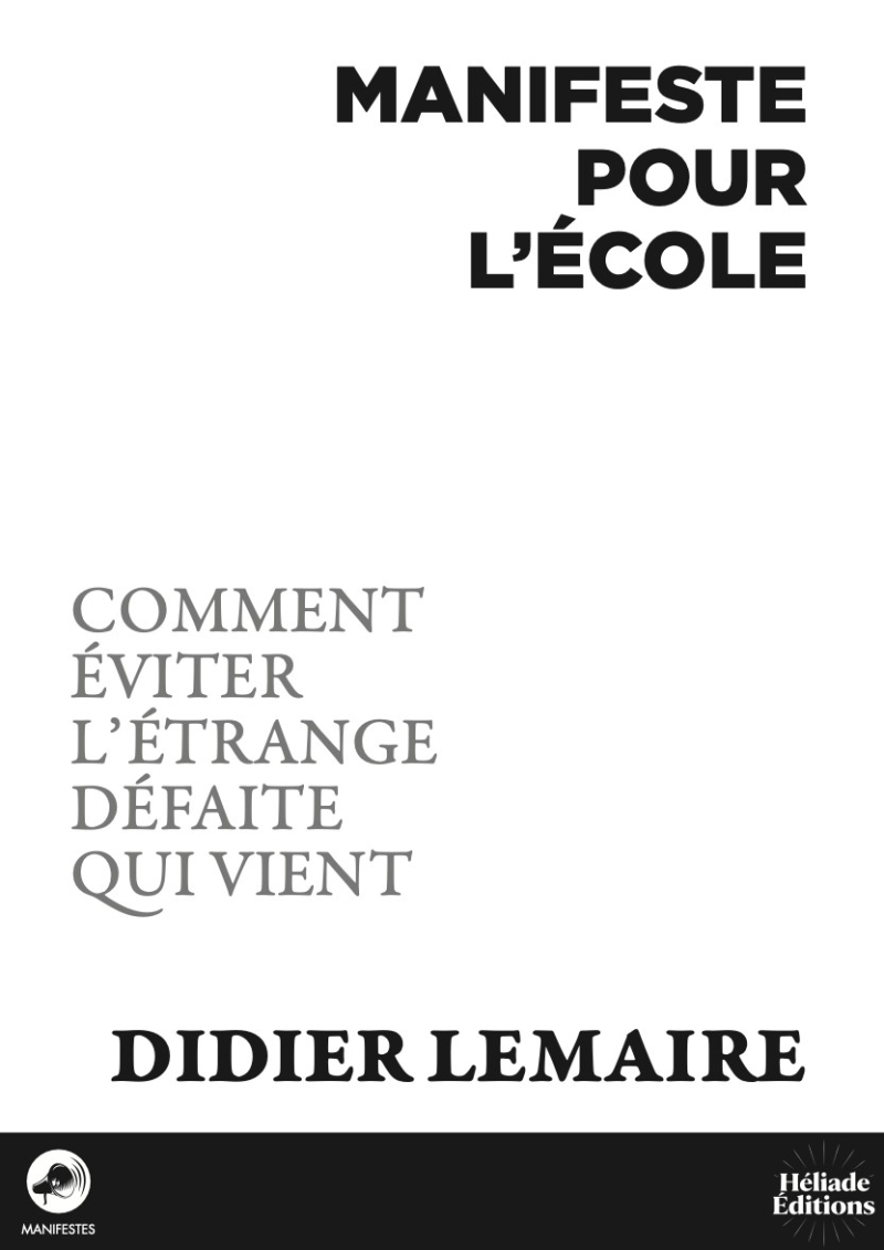 Manifeste pour l'école